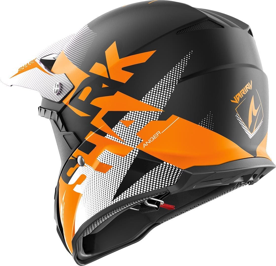 Shark Varial Anger Capacete de Motocross preto/laranja L (59/60) Figura 3