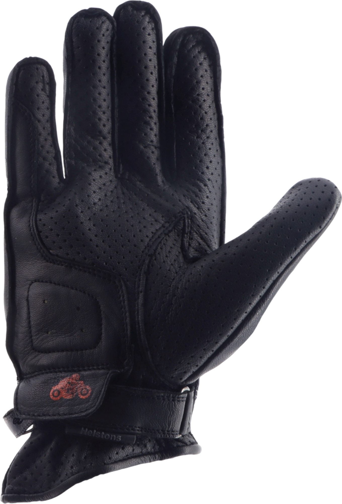 Helstons Rod Air perforierte Motorrad Handschuhe schwarz/orange 11 Abbildung 2