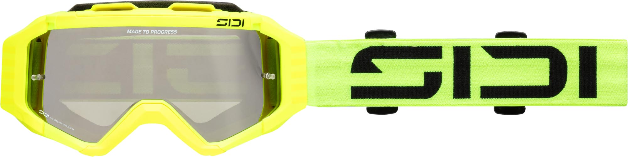 Sidi Fulmen Mirror Motocross-lasit hopea/keltainen Kuva 1