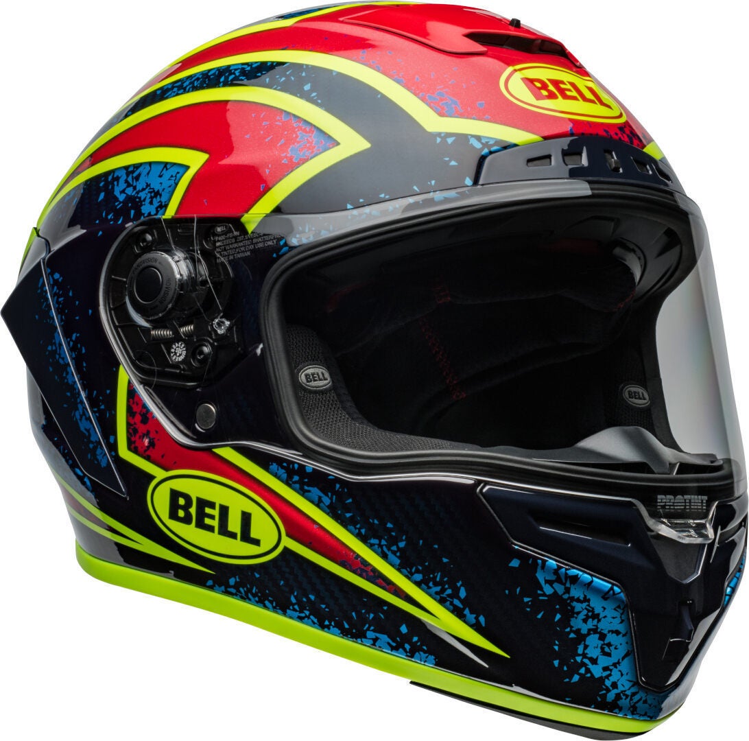 Bell Race Star DLX Flex Xenon Helmet black/red/yellow L (59/60) Figure 3