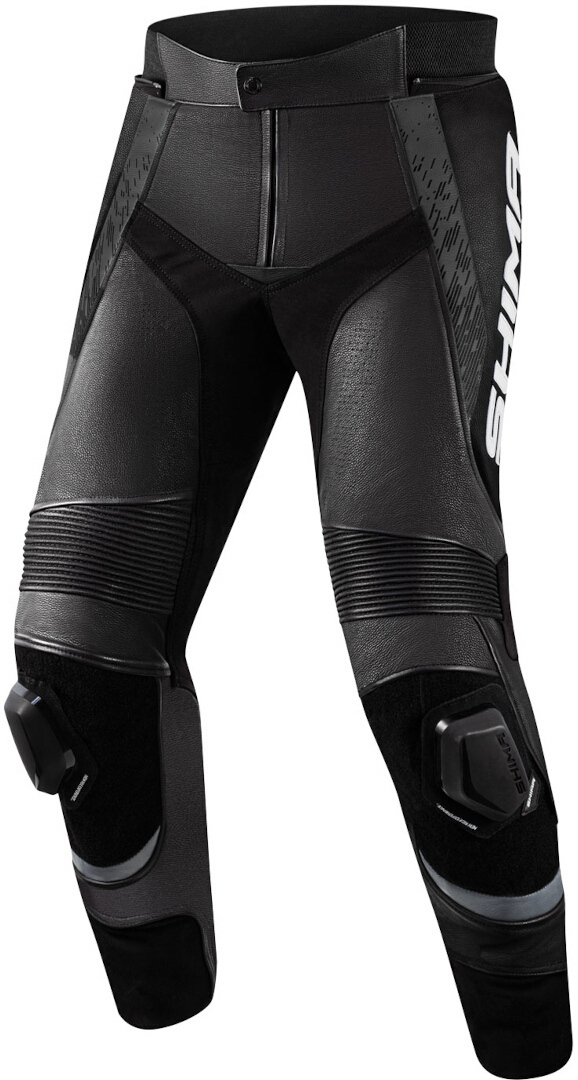 SHIMA STR 2.0 Motorcykel læderbukser Sort 52 Figur 1