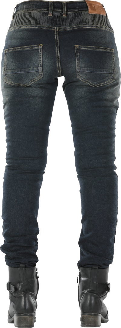 Overlap Imola Damer motorcykel jeans Grå sten 29 Figur 4
