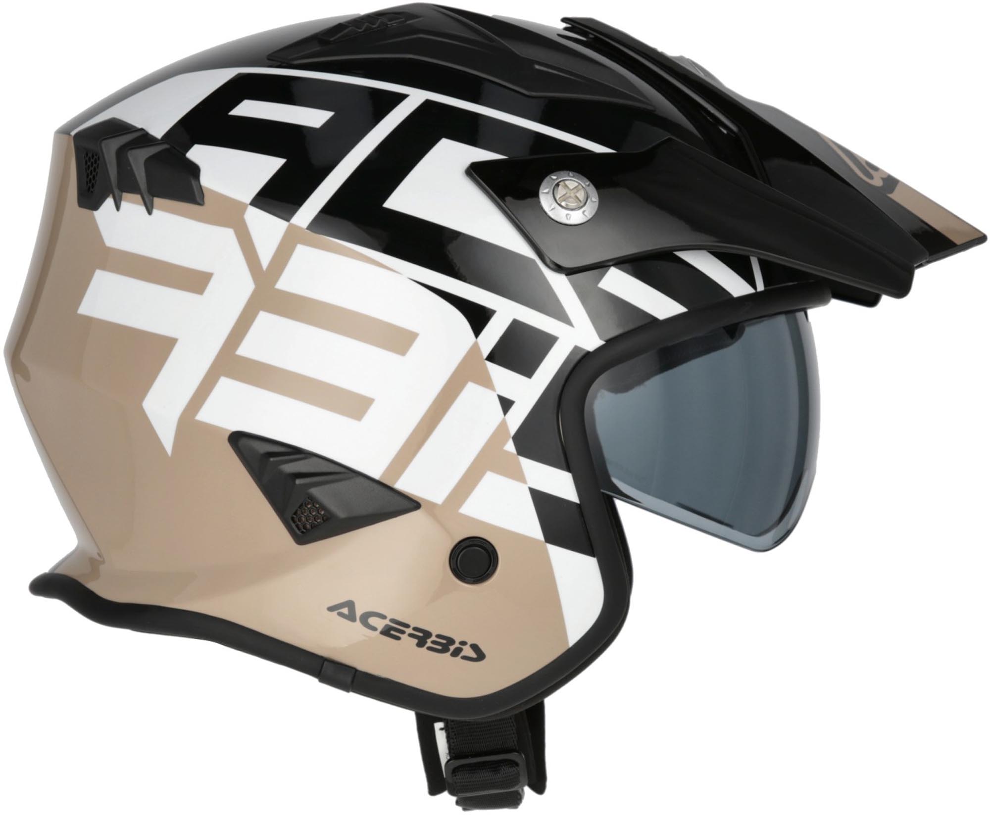 Acerbis Aria Sport Cască cu reacție Negru/Maro S (55/56) Figura 2
