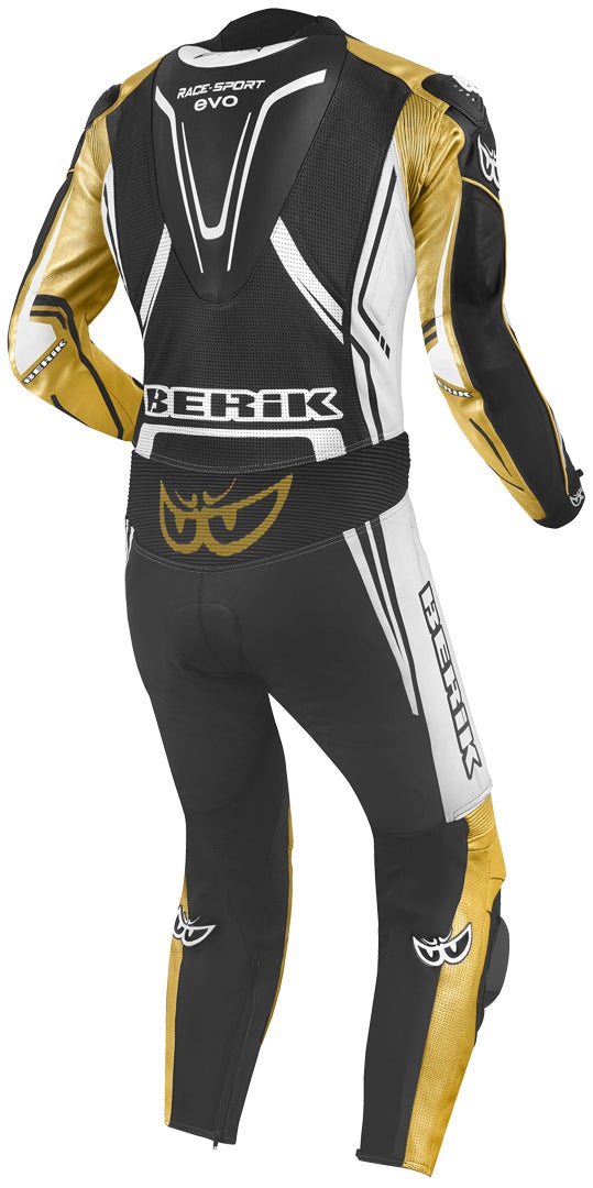 Berik Adria-X One Piece Motorcycle Leather Suit black/white/gold 58 Figure 2