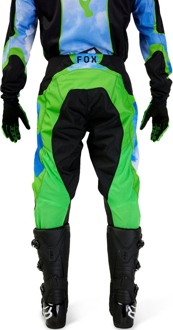 FOX 180 Atlas Calça Motocross preto/verde 32 Figura 5