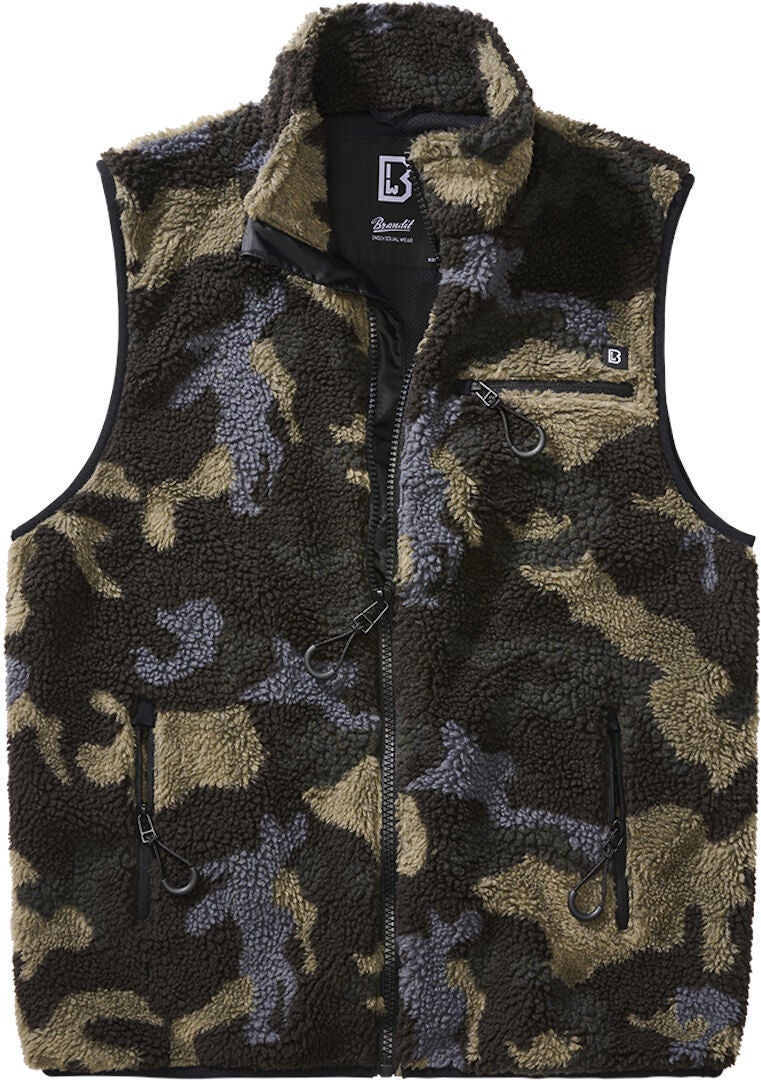 Brandit Teddyfleece Weste dunkles camouflage L Abbildung 1