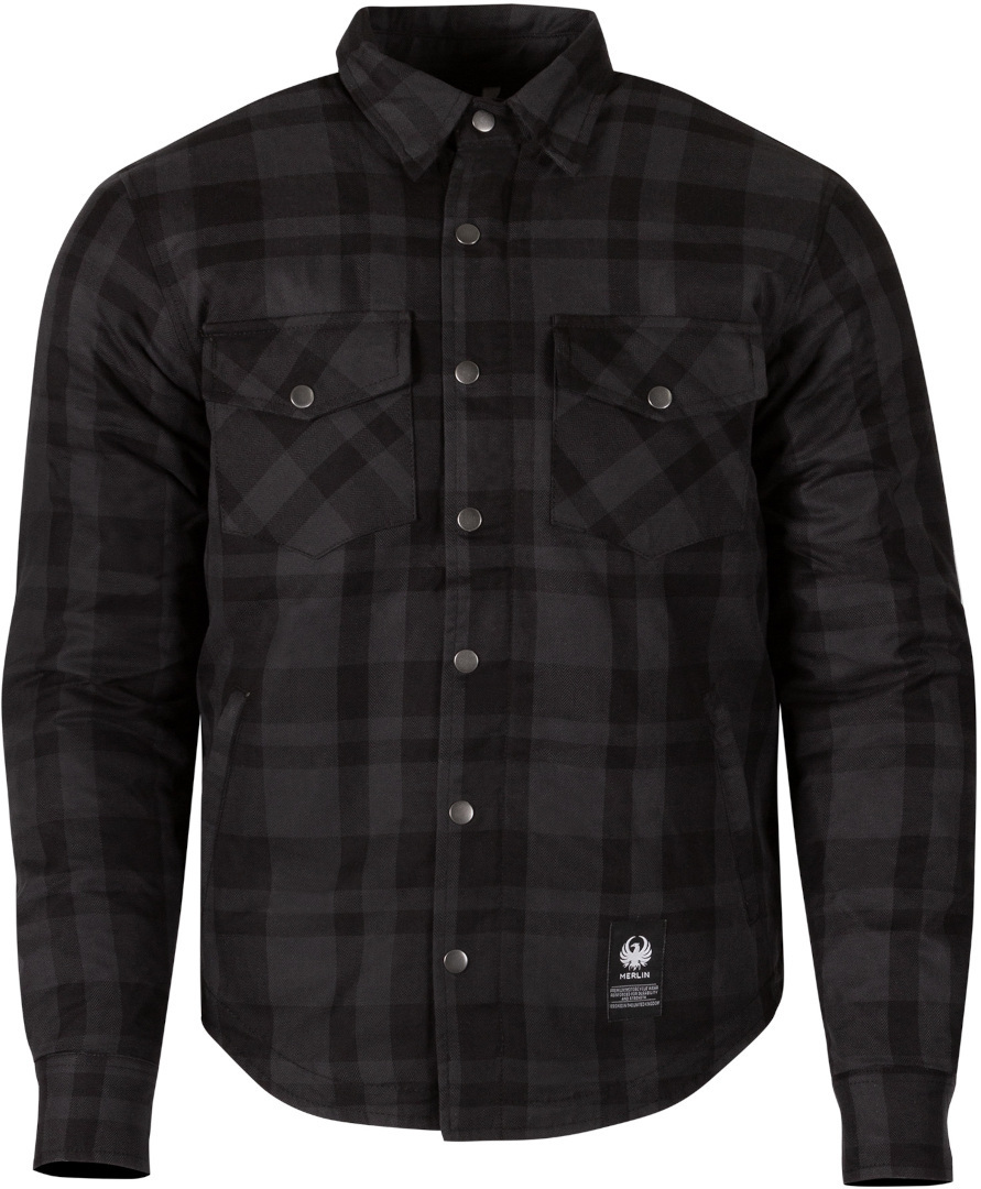 Merlin Axe Hydro Kevlar Camicia da moto impermeabile grigio XL Figura 2