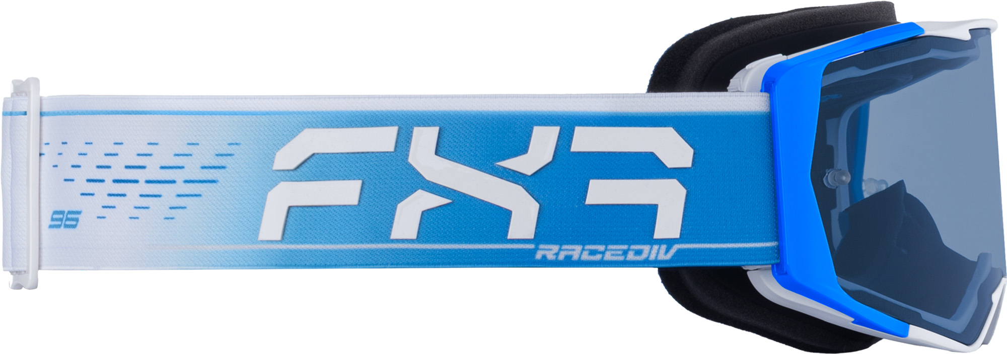 FXR Factory Ride Logo Ochelari de motocross Albastru/Alb Figura 3