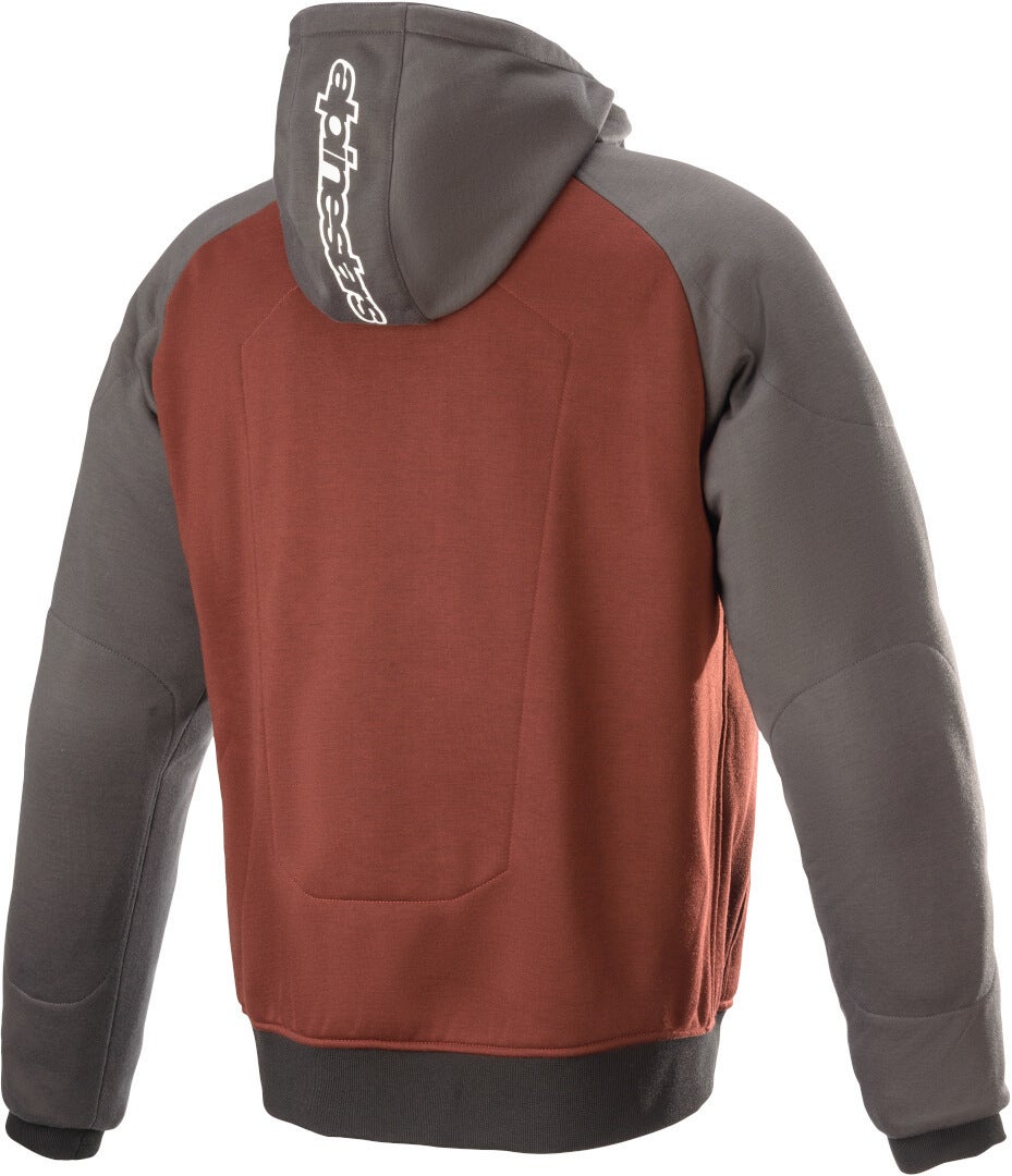 Alpinestars Chrome Sport Motorrad Hoodie rot/grau 4XL Abbildung 2