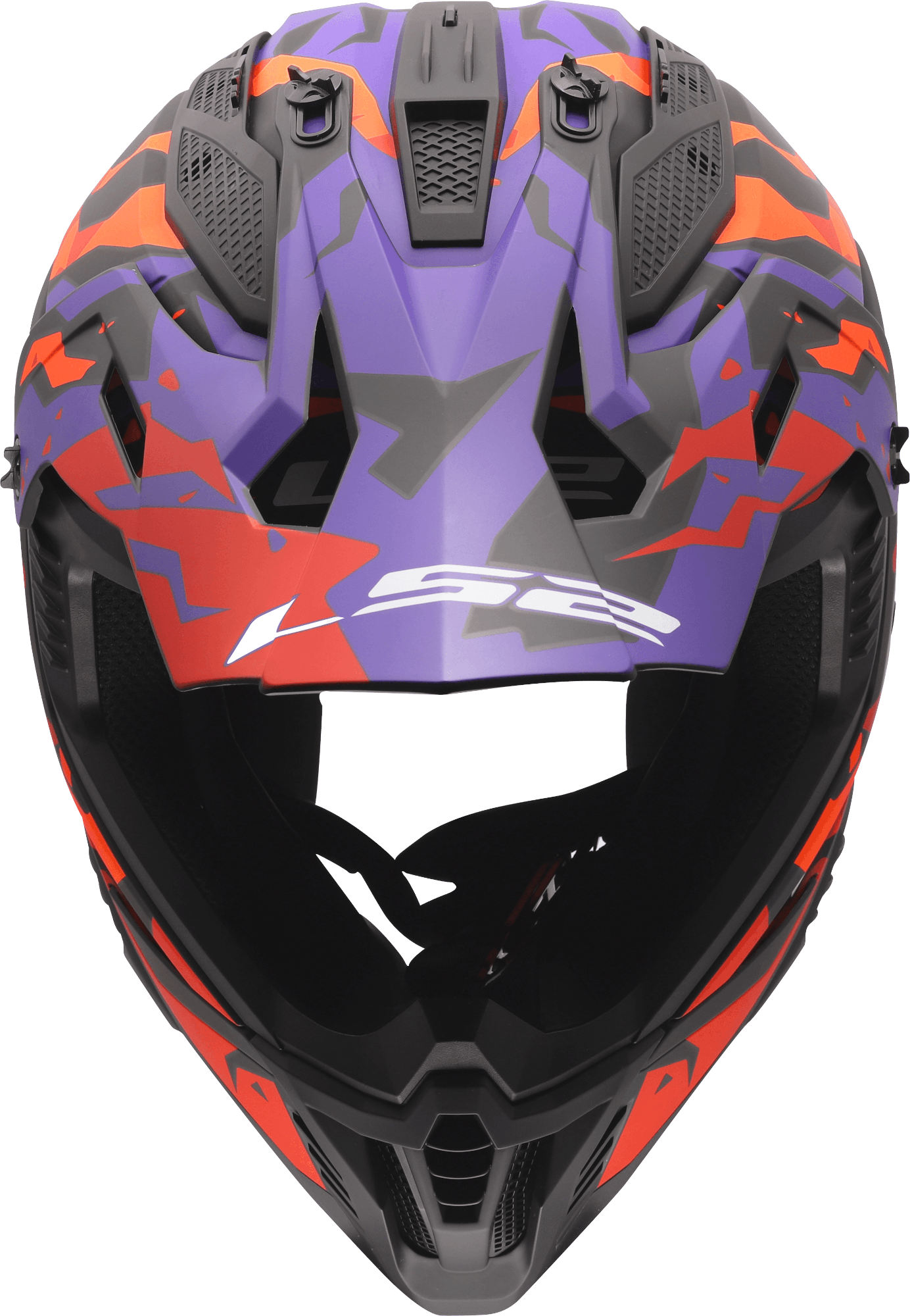 LS2 MX708 Fast II Grotesk Casco da motocross viola S (55/56) Figura 9