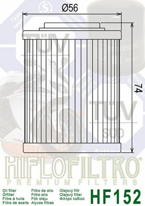 Hiflofiltro Oljefilter - HF152 Figur 4