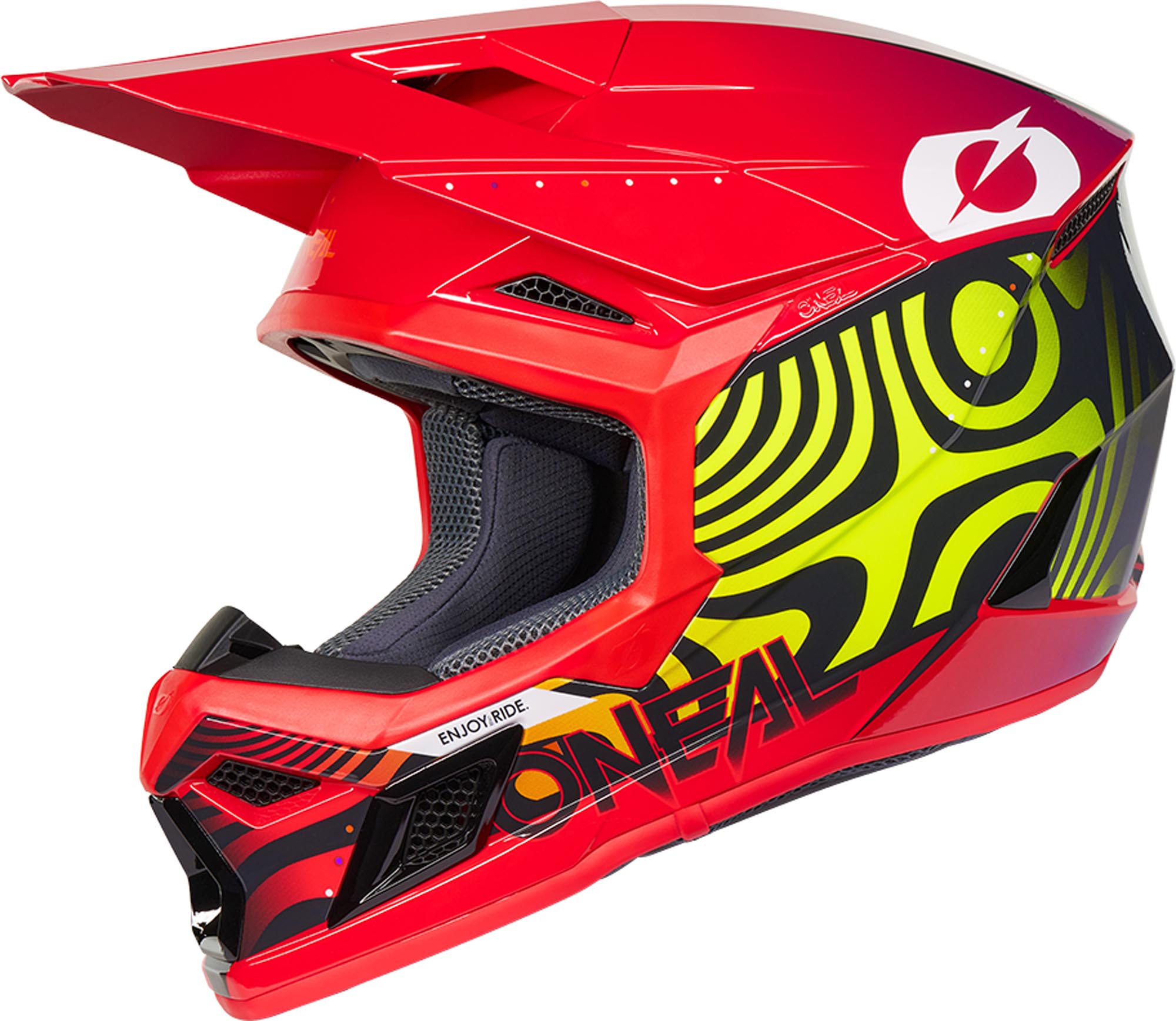 Oneal 3SRS Nova Kinder Motocross Helm rot Y/M (51/52) Abbildung 2