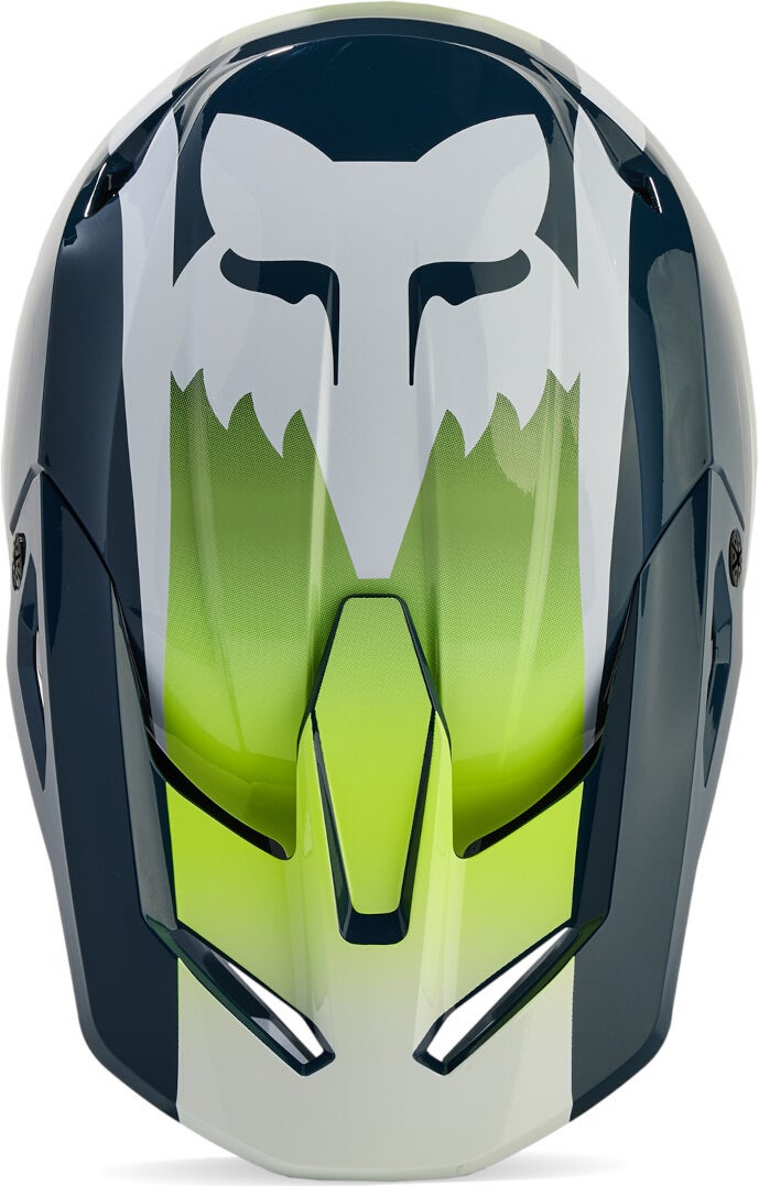 FOX V1 Flora MIPS Motocross Helm blau/gelb M (57/58) Abbildung 7