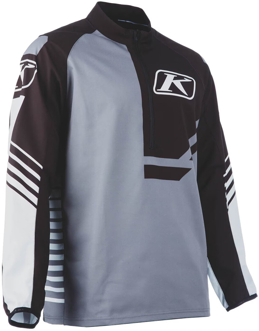 Klim Revolt 1/4 Zip Pullover black/grey M Figure 3