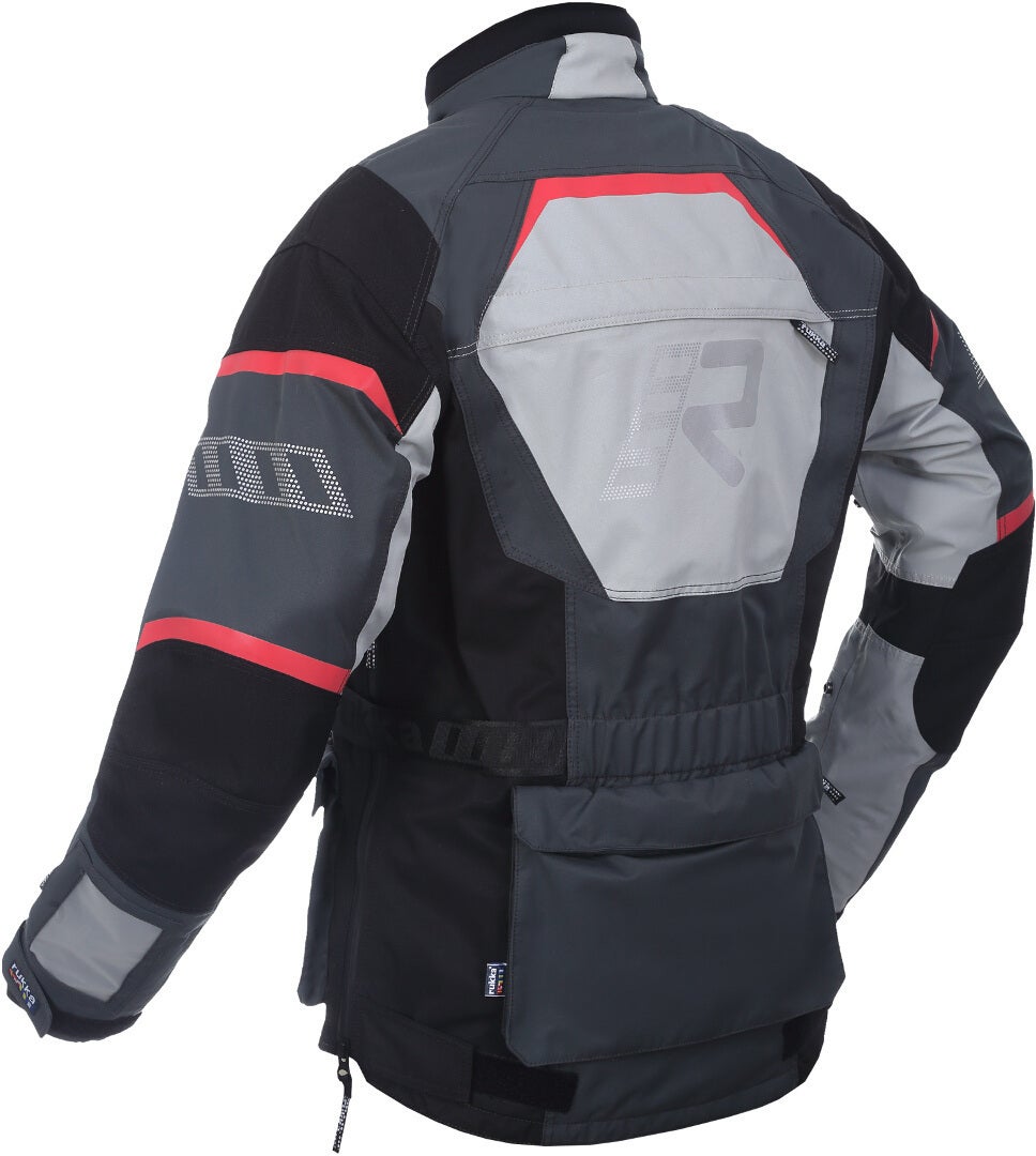 Rukka Rimo-R Motorfiets textiel jas antraciet/wit/rood 52 Figuur 2