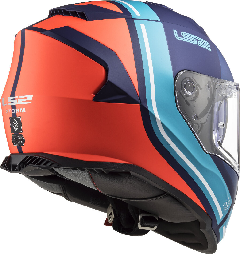 LS2 FF800 Storm Slant Helmet blue/orange M (57/58) Figure 8