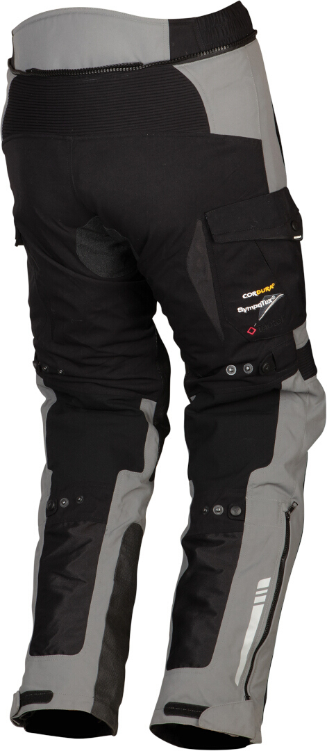 Modeka AFT Air Motorcycle Textile Pants grey/black Short L Figure 2