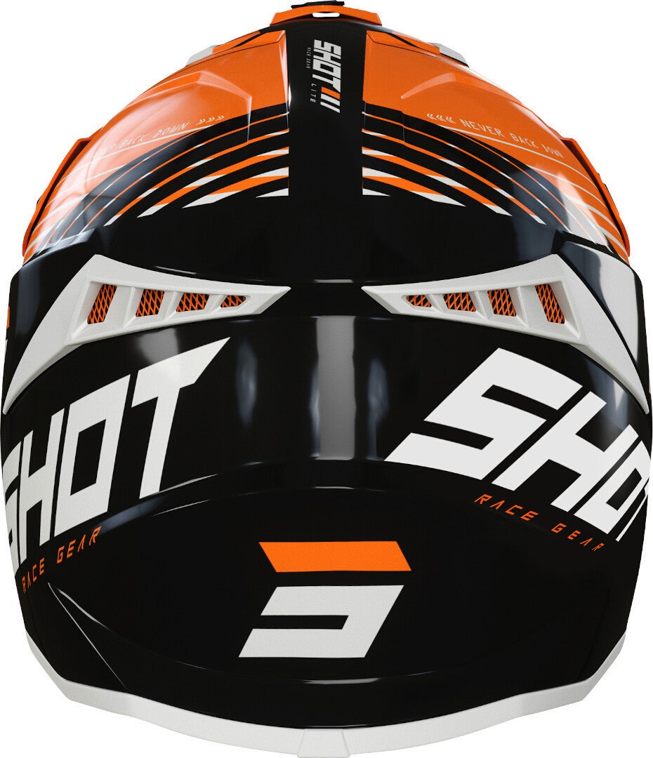 Shot Lite Fury Motocross Helmet black/orange L (59/60) Figure 2