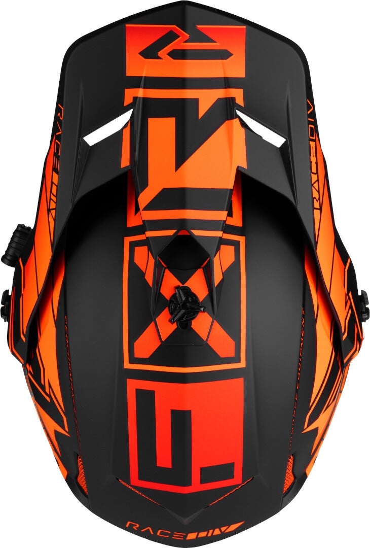 FXR Clutch X Evo Snescooter hjelm sort mat/orange M (57/58) Figur 2