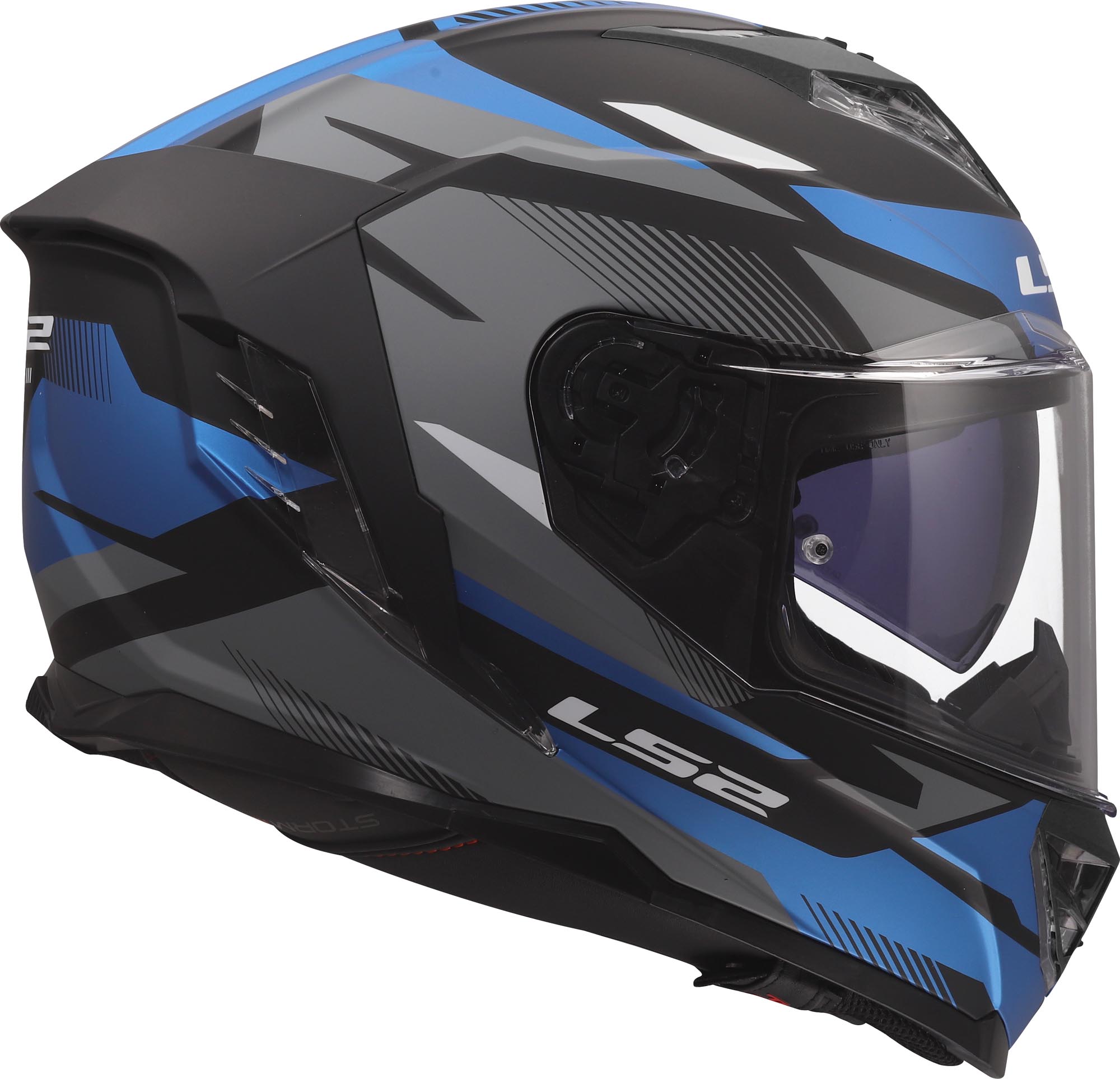 LS2 FF818 Storm III Komai Helmet black/blue M (57/58) Figure 6