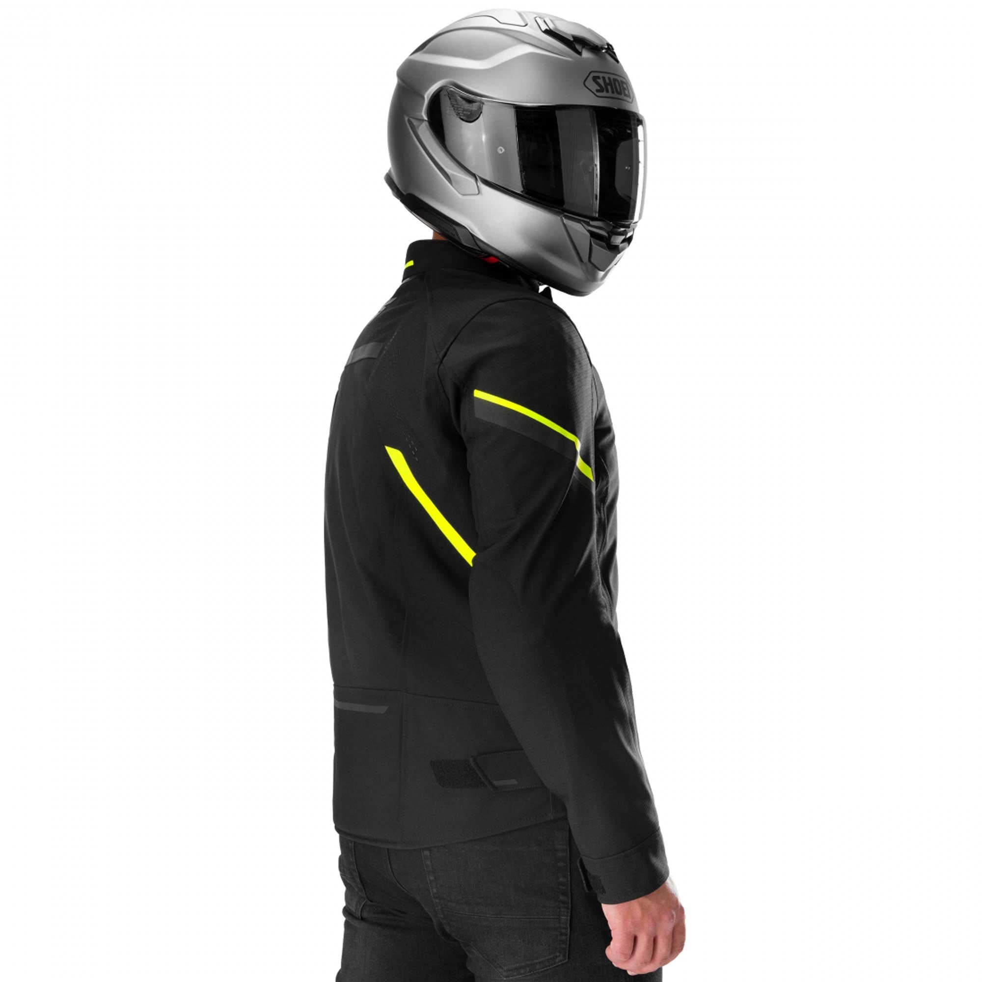 SHIMA Rush 3.0 Motorcykeltextiljacka svart/gul 3XL Figur 5