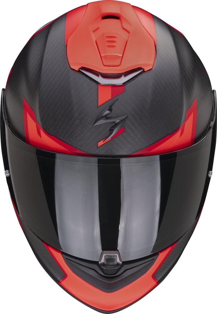 Scorpion EXO-1400 Evo Air Kendal Carbon hjelm sort mat/rød L (59/60) Figur 3