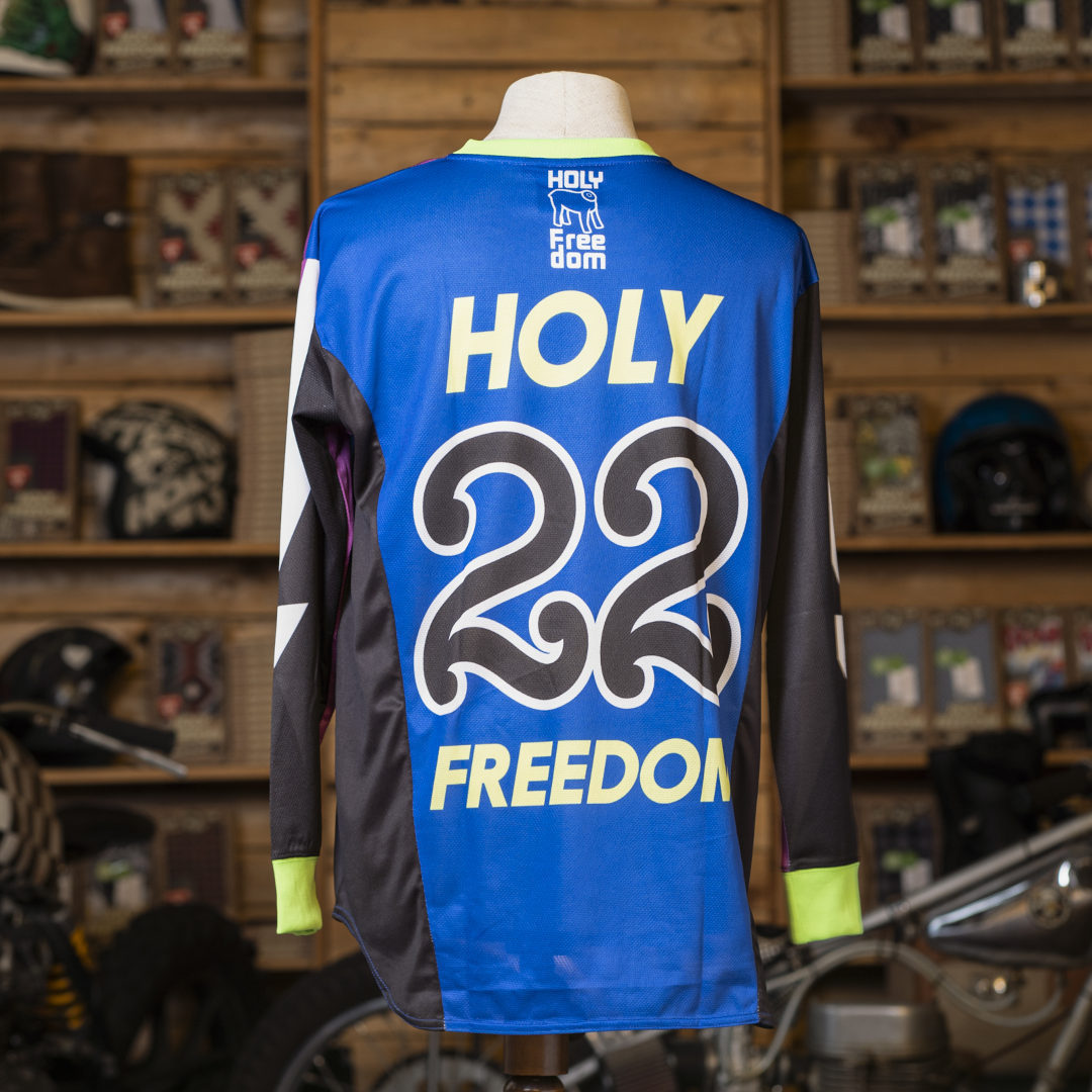Side view of HolyFreedom Ventidue Motocross Jersey