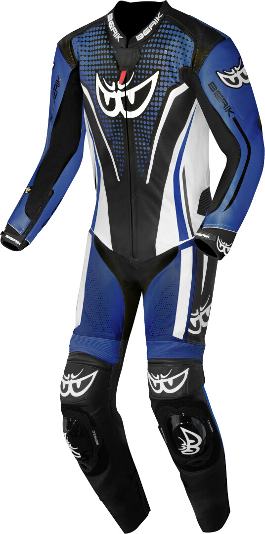 Berik RSF-TECH PRO perforated One Piece Motorcycle Leather Suit black/white/blue 52 Figure 1