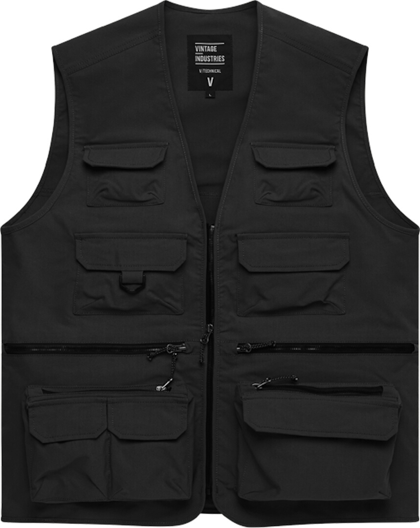 Vintage Industries Legend Weste schwarz M Abbildung 1