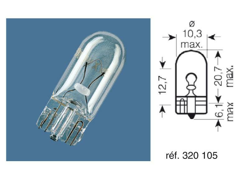 OSRAM Becuri originale W5W 12V 5W - x10 Figura 5
