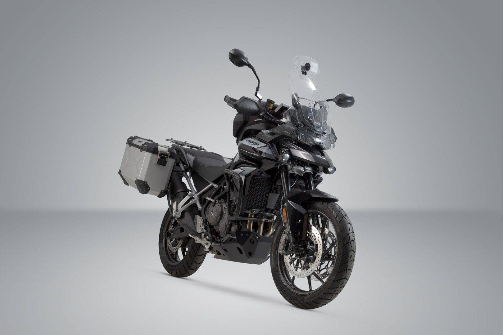 Sistem de carcasă din aluminiu SW-Motech TRAX ADV - Argintiu. 45/37L. Triumph Tiger 900/GT/Rally/Pro. Figura 2