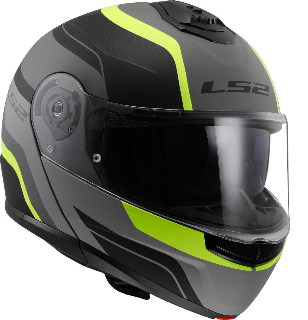 LS2 FF908 Strobe II Monza Přilba černá matná/šedá/neonově žlutá L (59/60) Obrázek 6
