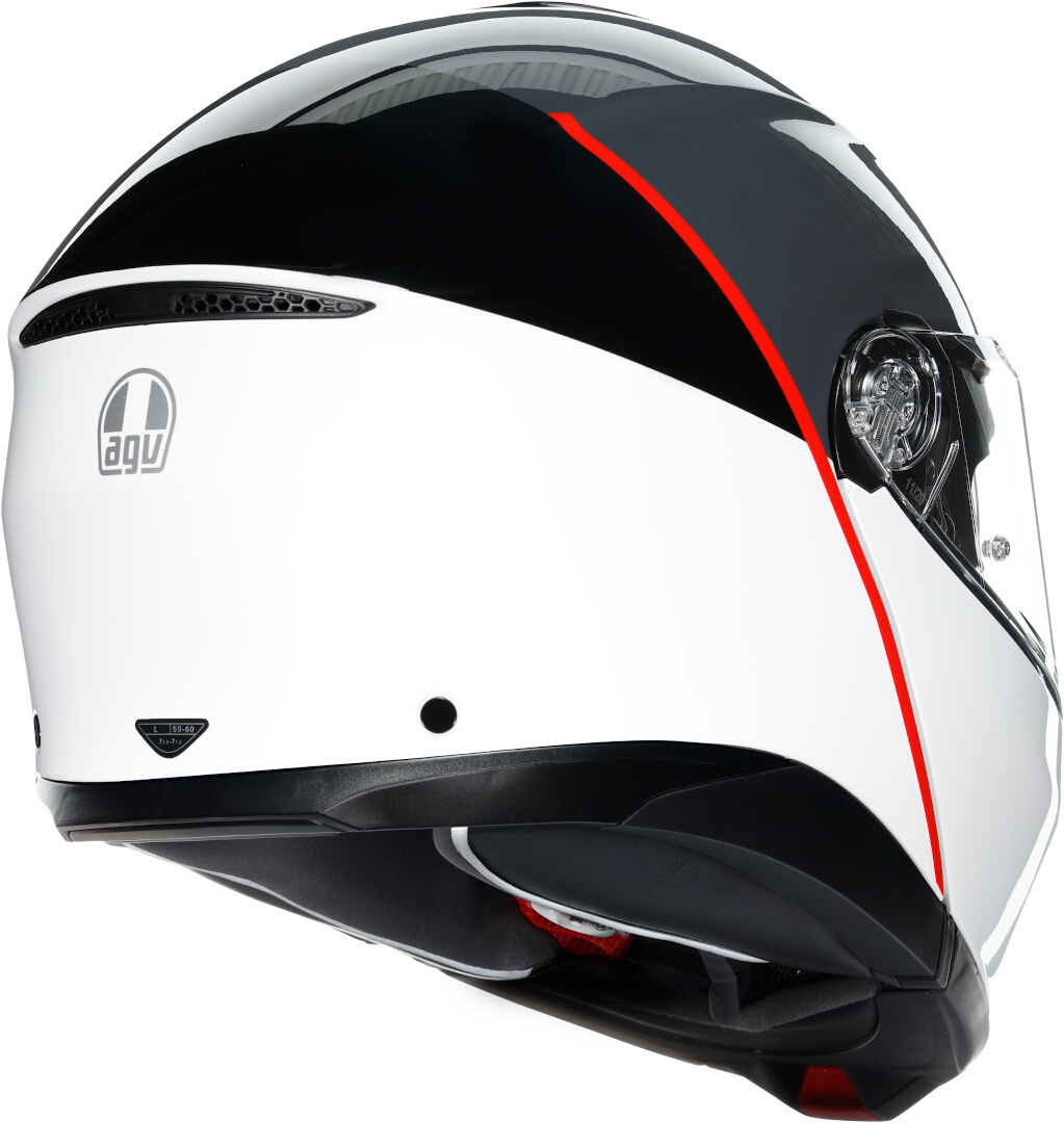 AGV Tourmodular Balance Cască alb/gri/roșu XS (53/54) Figura 4
