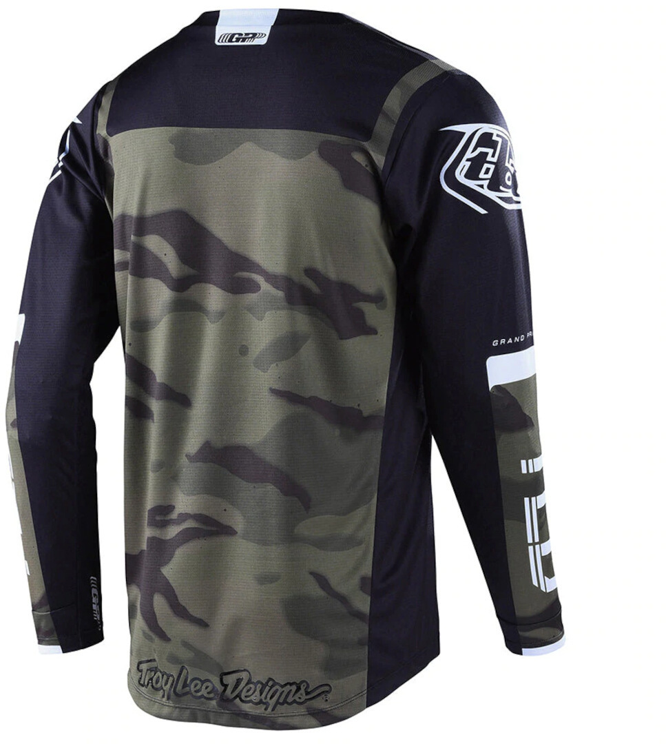 Troy Lee Designs GP Brazen Camo Tricou de motocross Negru/Camuflaj M Figura 2