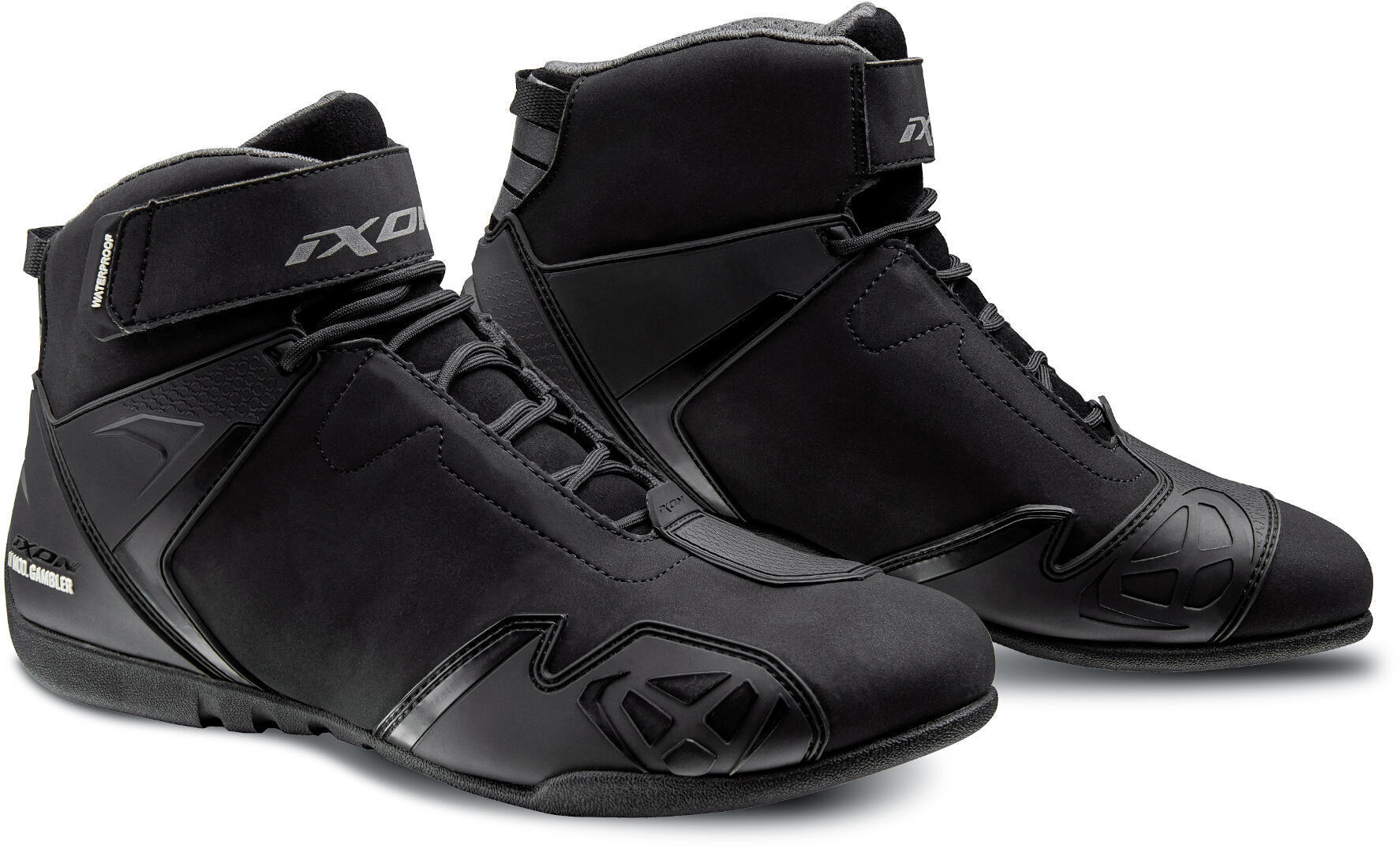 Ixon Gambler WP Motorradschuhe schwarz 45 Abbildung 1