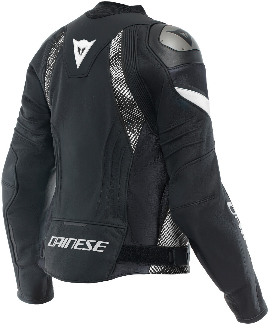 Dainese Avro 5 Ladies Motorcycle Leather Jacket black/white 48 Figure 2