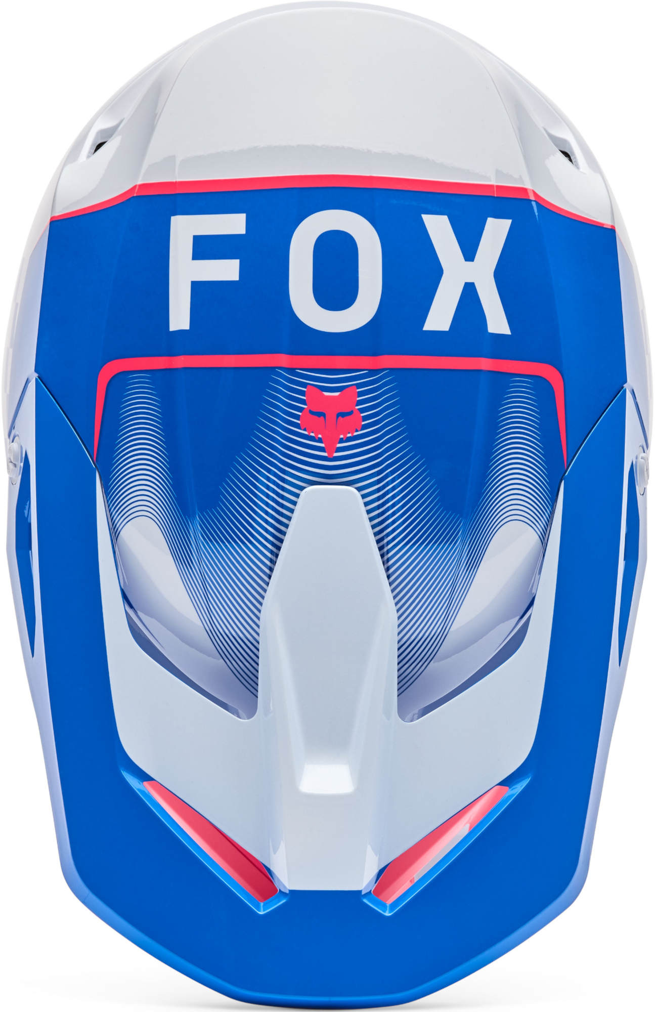 FOX V1 Collect Motocrosshjälm för ungdomar Blå/rosa Y/S (49/51) Figur 4