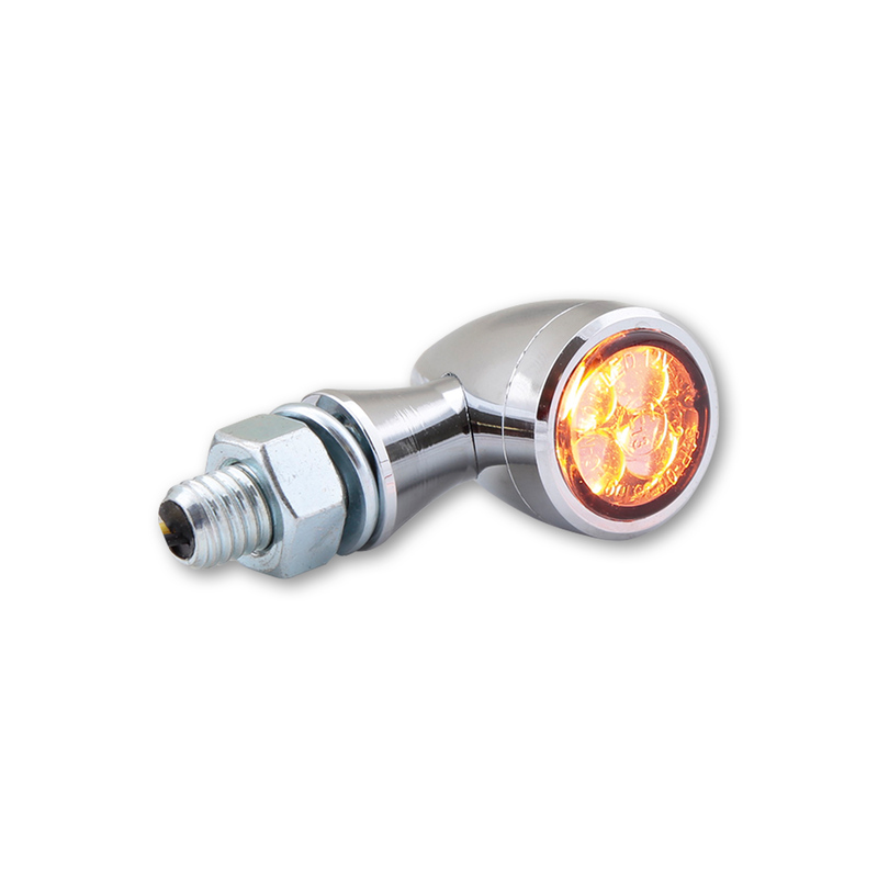 HIGHSIDER Smart Sixteen-Bullet LED-indikator Kropp Krom / lins rökt (par), fram och bak Figur 6