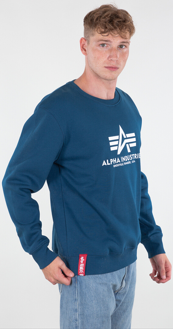 Alpha Industries Basic Camisola Azul marinho XS Figura 1