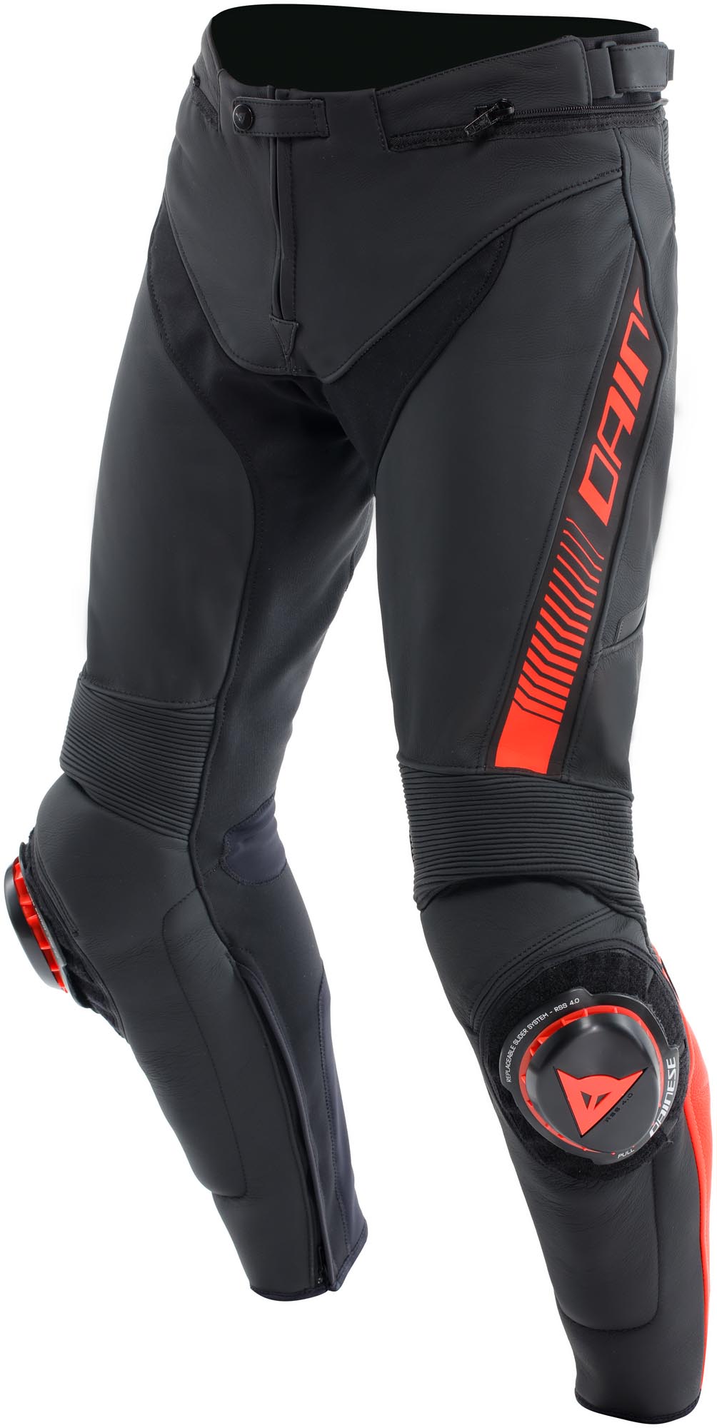 Dainese Super Speed 2.0 Motorcycle Leather Pants black/red 52 Figure 1