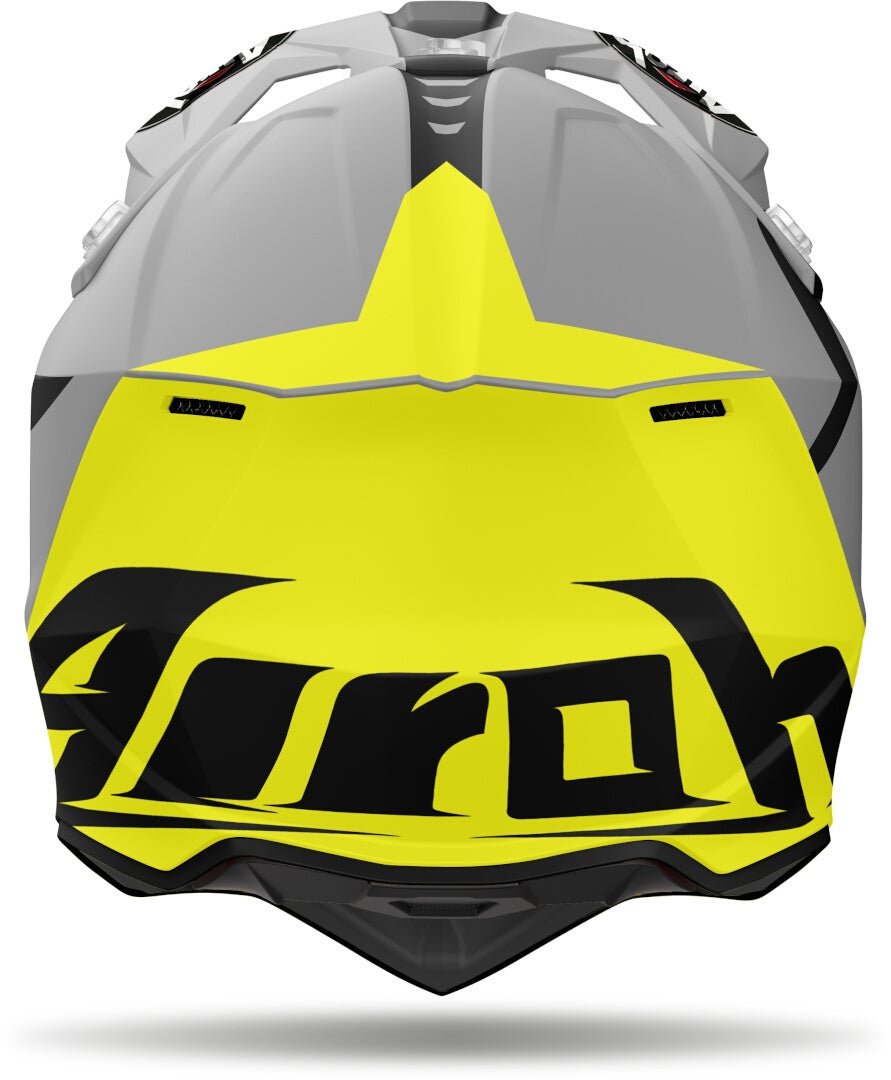 Airoh Wraaap Reloaded Motocross hjelm sort/grå/gul S (55/56) Figur 3