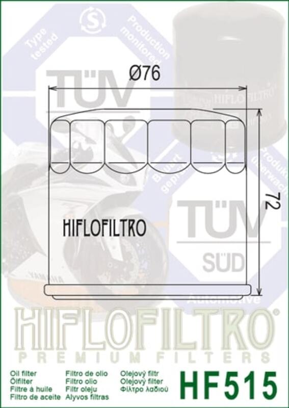 Hiflofiltro Filtru de ulei - HF515 Figura 2