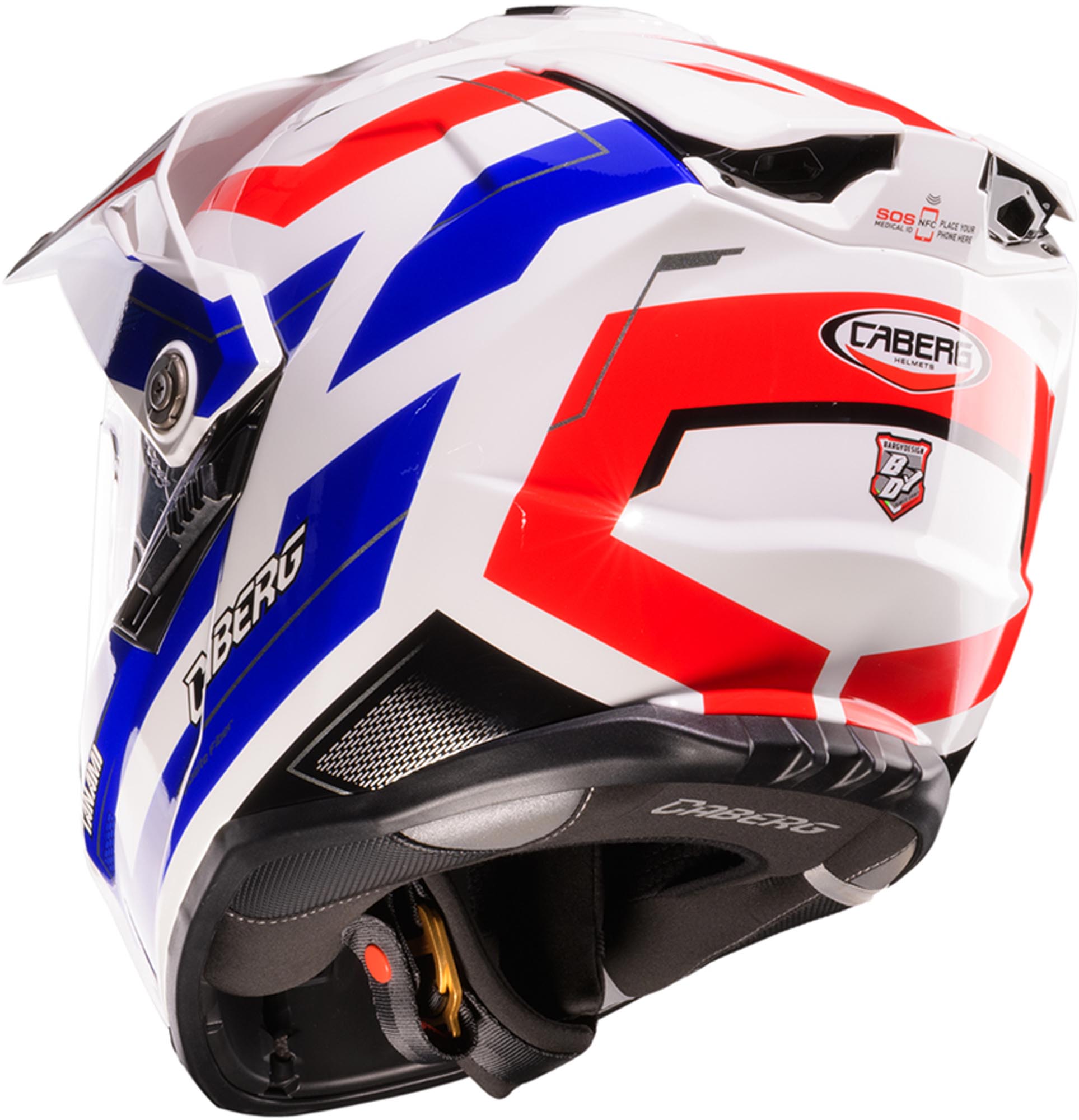 Caberg Tanami Ranger Casque Blanc/Bleu/Rouge S (55/56) Figure 3