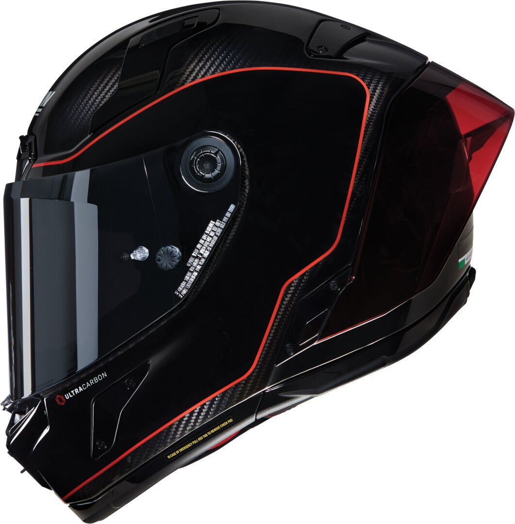 Nolan X-804 RS Ultra Carbon Asso Di Picche Casco nero/rosso M (58) Figura 4