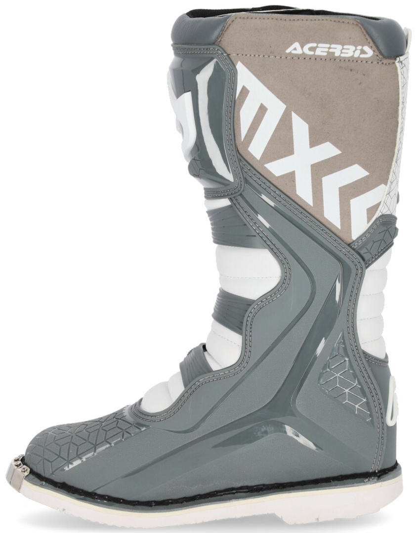 Acerbis E-Team Bottes motocross Gris/blanc 42 Figure 5