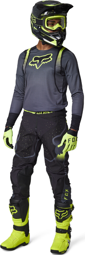 FOX 360 Vizen Motocross trøje sort/gul L Figur 9