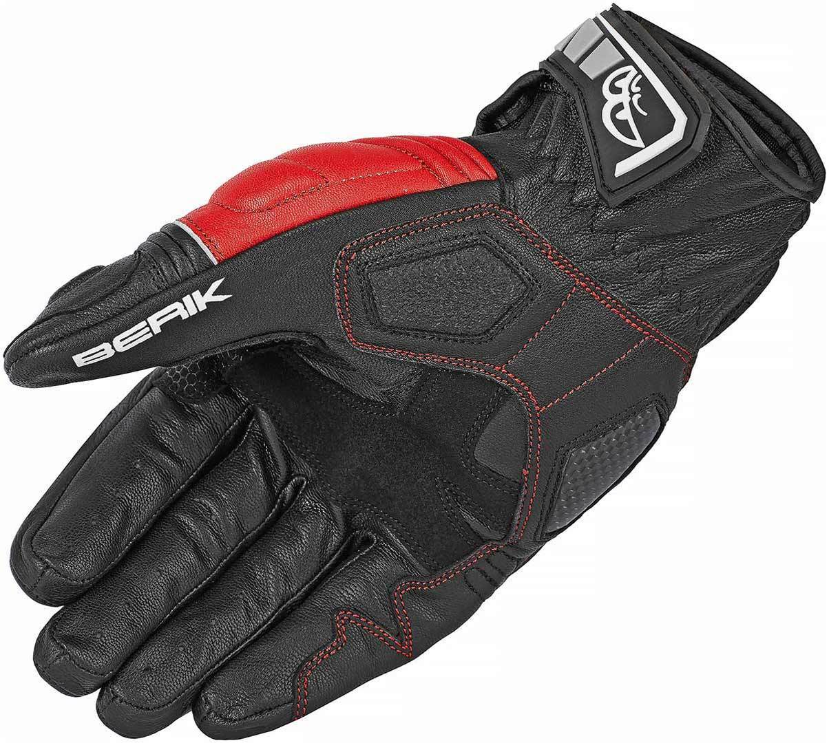 Berik NexG Motorcykel handsker sort/hvid/rød L Figur 4