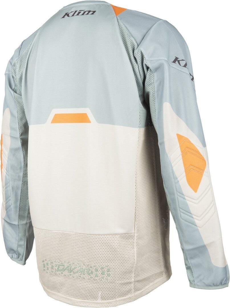 Klim Dakar 2025 Motocross Jersey grau/mint/orange 3XL Abbildung 4