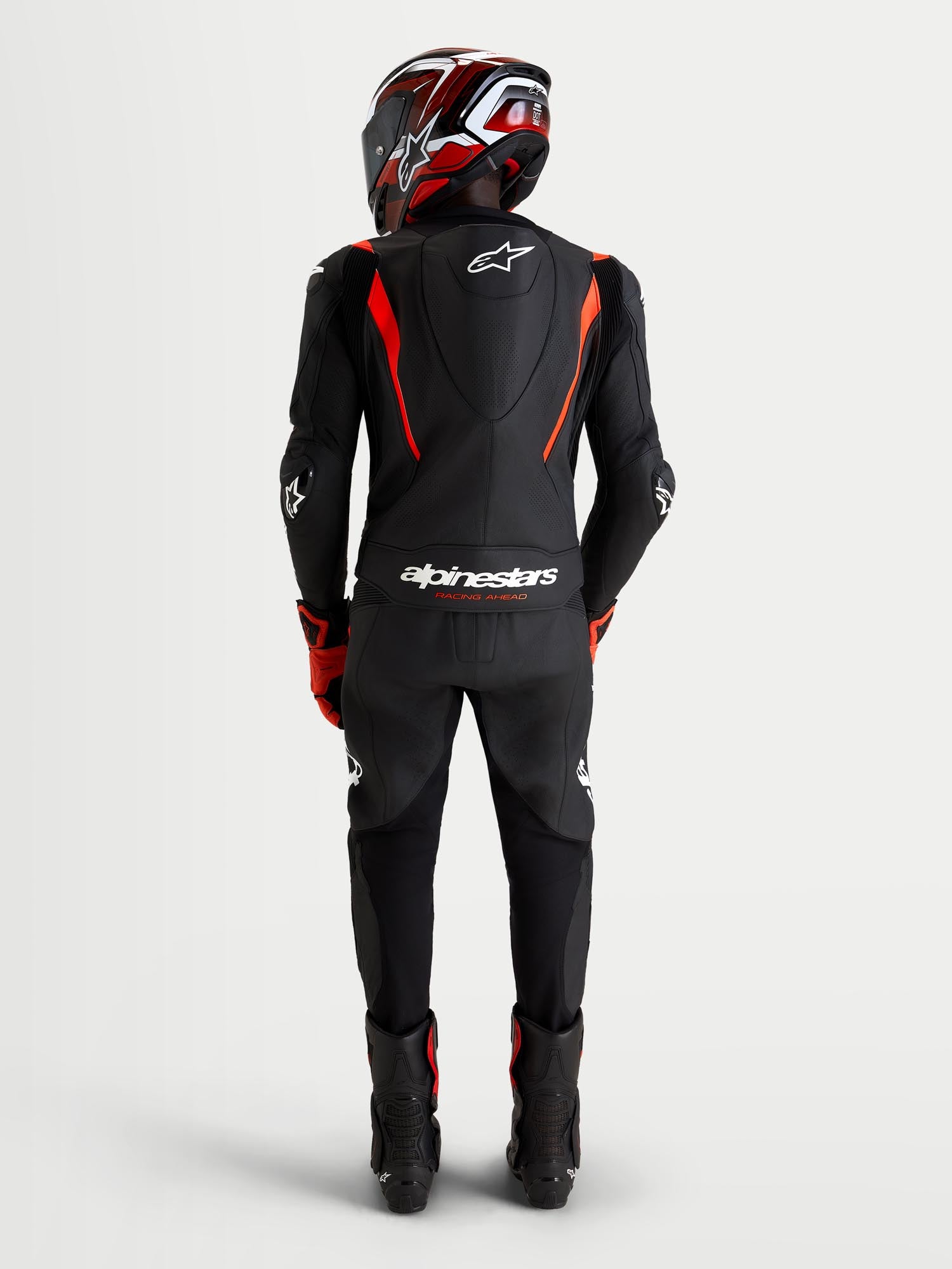 Alpinestars Missile V3 Tweedelig Leren Motorfietspak Zwart/Rood 50 Figuur 17