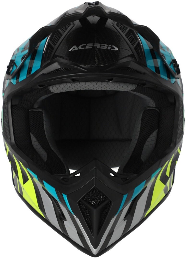 Acerbis Steel Carbon Casco da motocross nero/giallo S (55/56) Figura 6